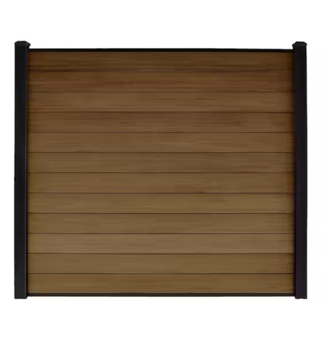 Composite Fence Series 6 ft. x 6 ft. Saddle Brown Co-Extruded Composite Fence Panel (12-Pack). ( 2 boxes for pickup) 