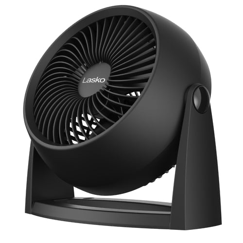 LASKO A12105 WHIRLWIND TILT 12" TABLE FAN WITH WALL-MOUNT OPTION: BLACK