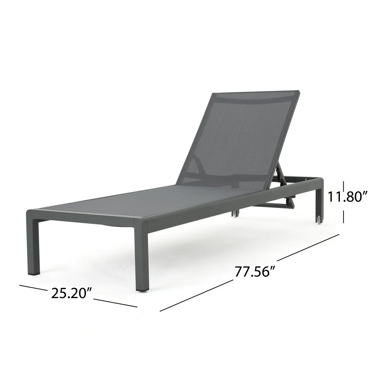 caggiano 77.56'' long reclining chaise lounges