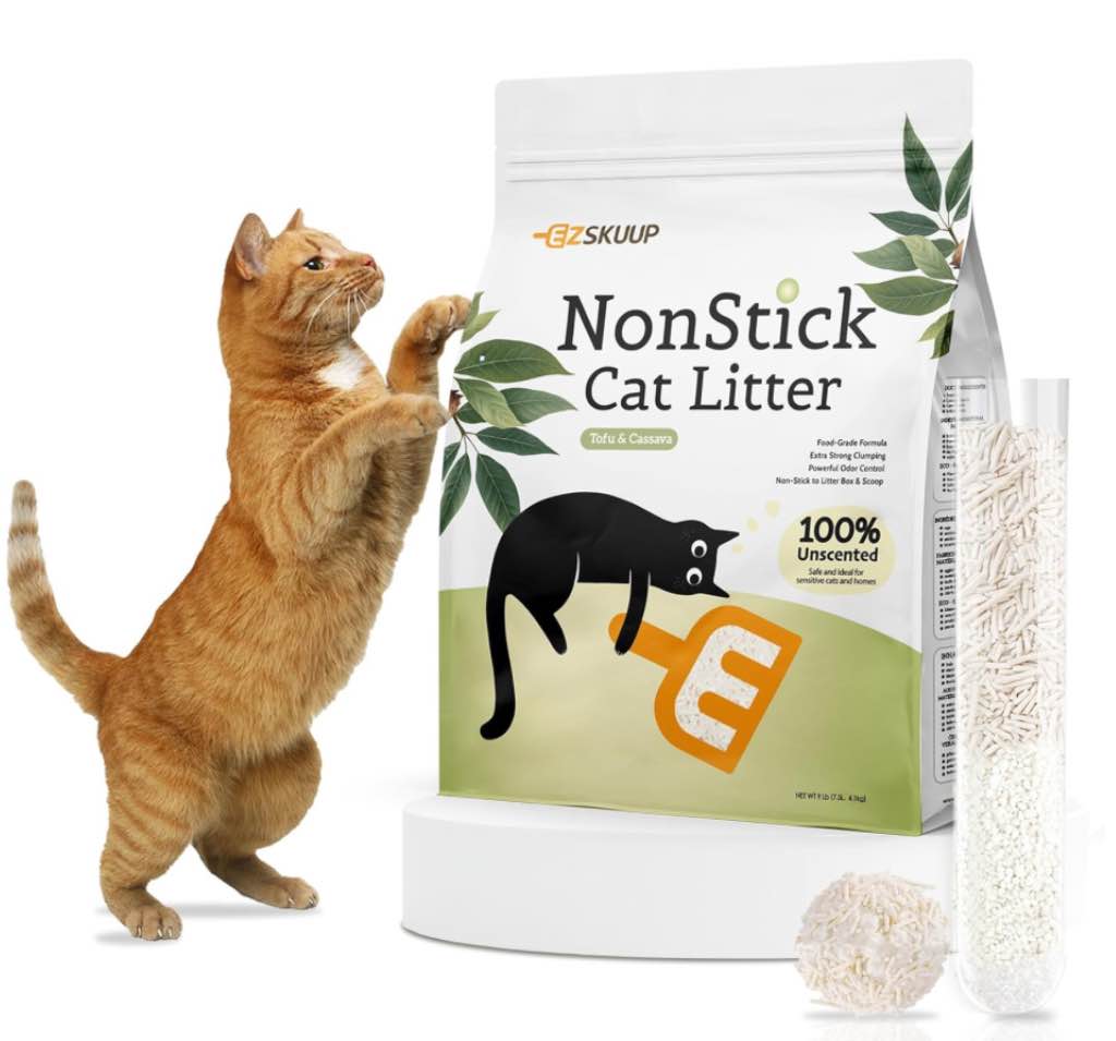 (It has no expiration date) Cat Litter Cassava and Tofu Mixed Litter