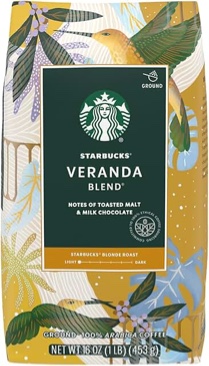 Starbucks  SBK12413968  Veranda Blend Coffee  1 Each