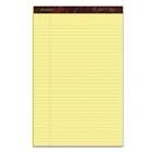 Gold Fibre Writing Pads  Wide/Legal Rule  8.5 x 14  Canary  50 Sheets  Dozen