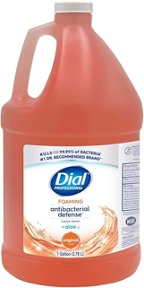 Dial Antibacterial Foaming Hand Wash Refill Plus Aloe Original Scent 1 gal
