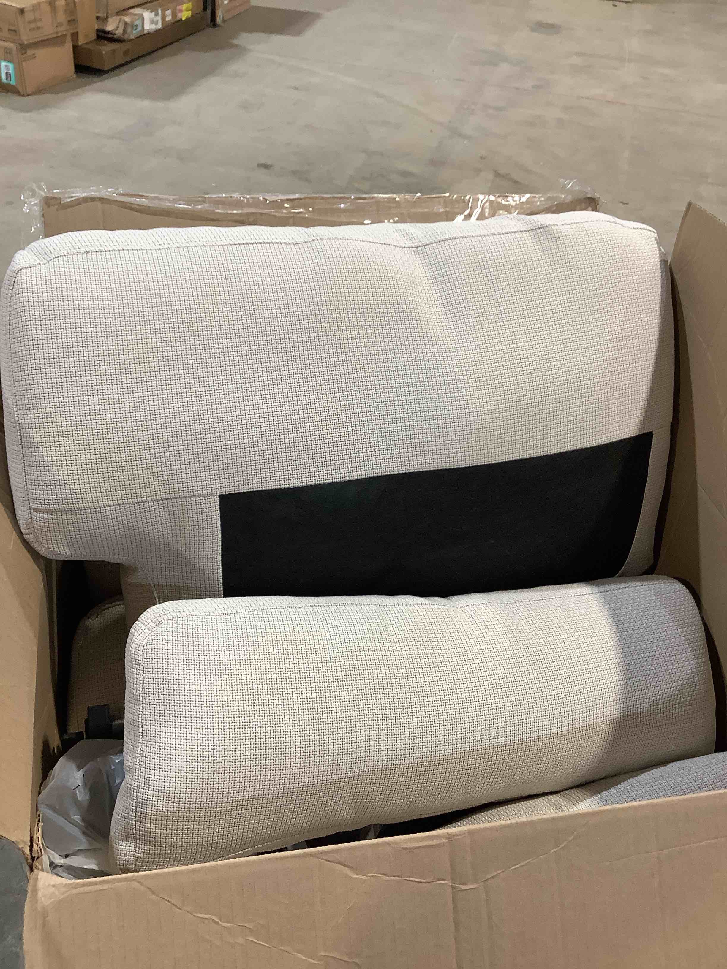 assorted size and style sofa chair cushions