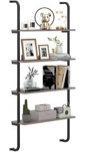 Kiimeey bokcs803_90cm 4 Tier Wall Mounted Bookshelf