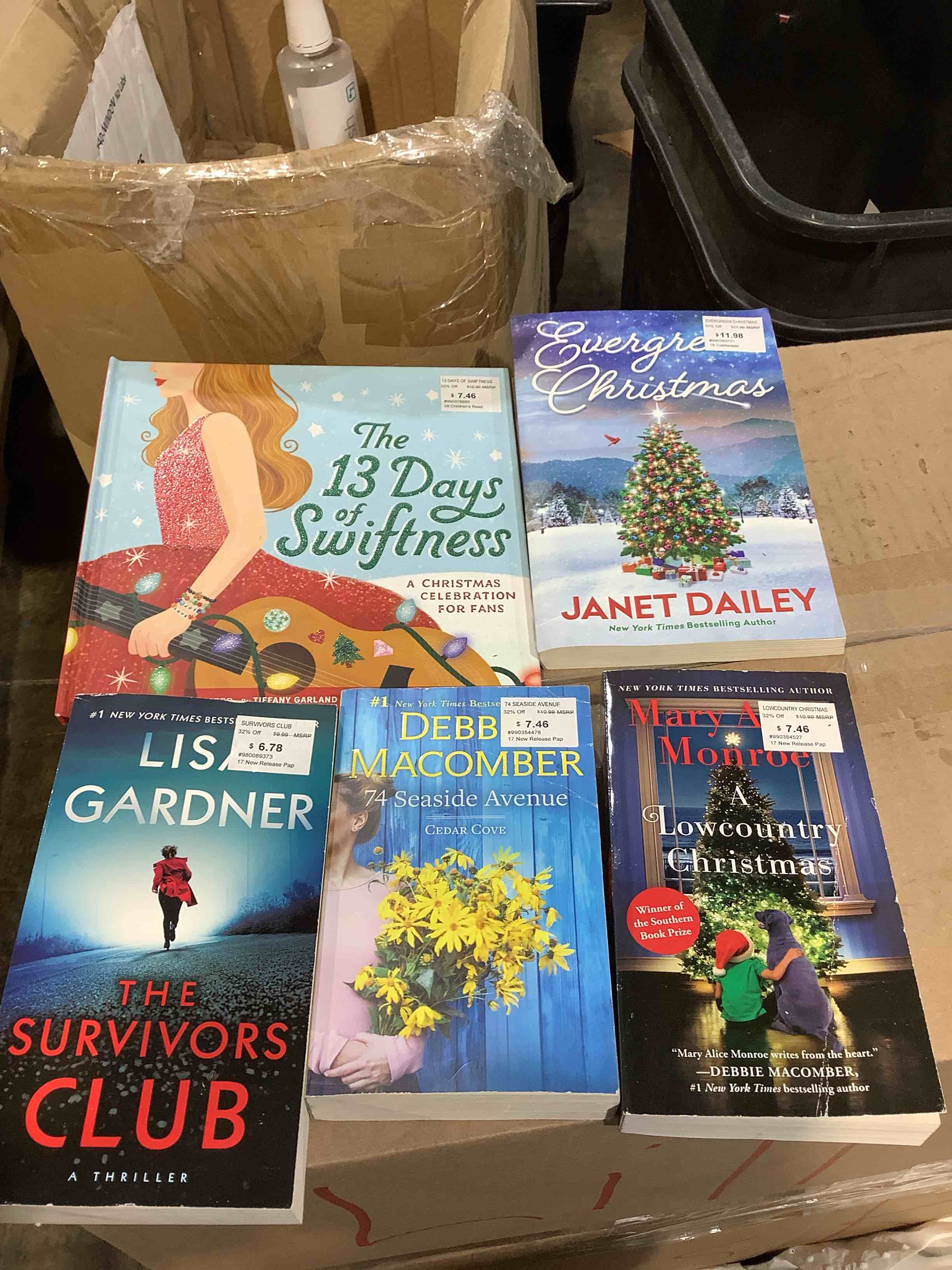 book lovers unite! assortment of books for all age, 5 count