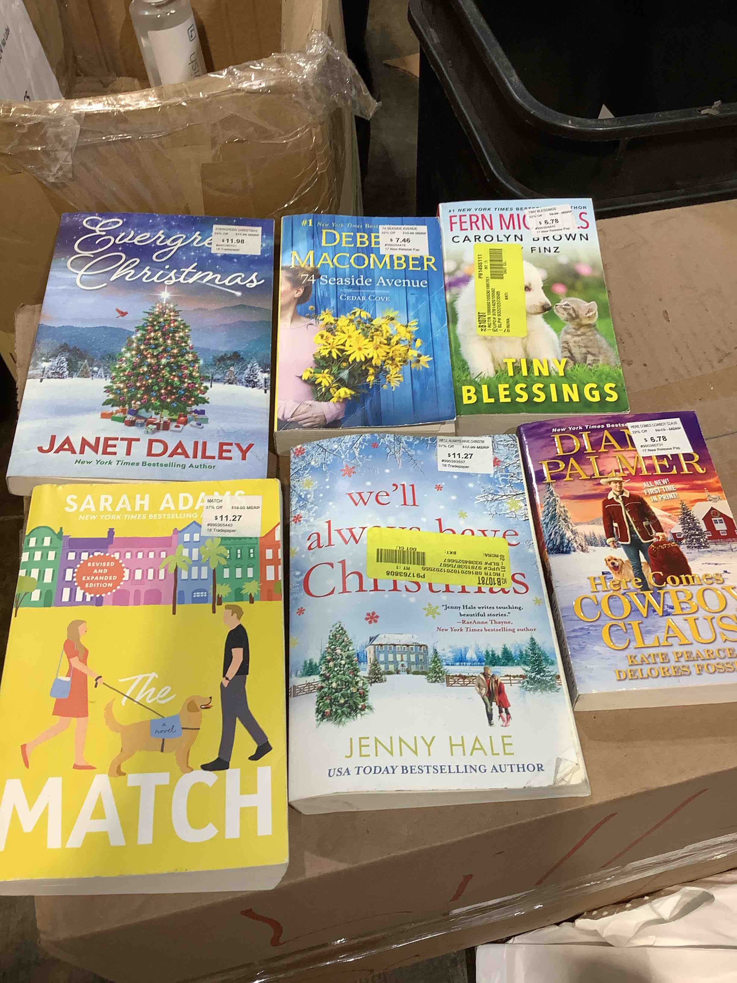 book lovers unite! assortment of books for all age, 6 count