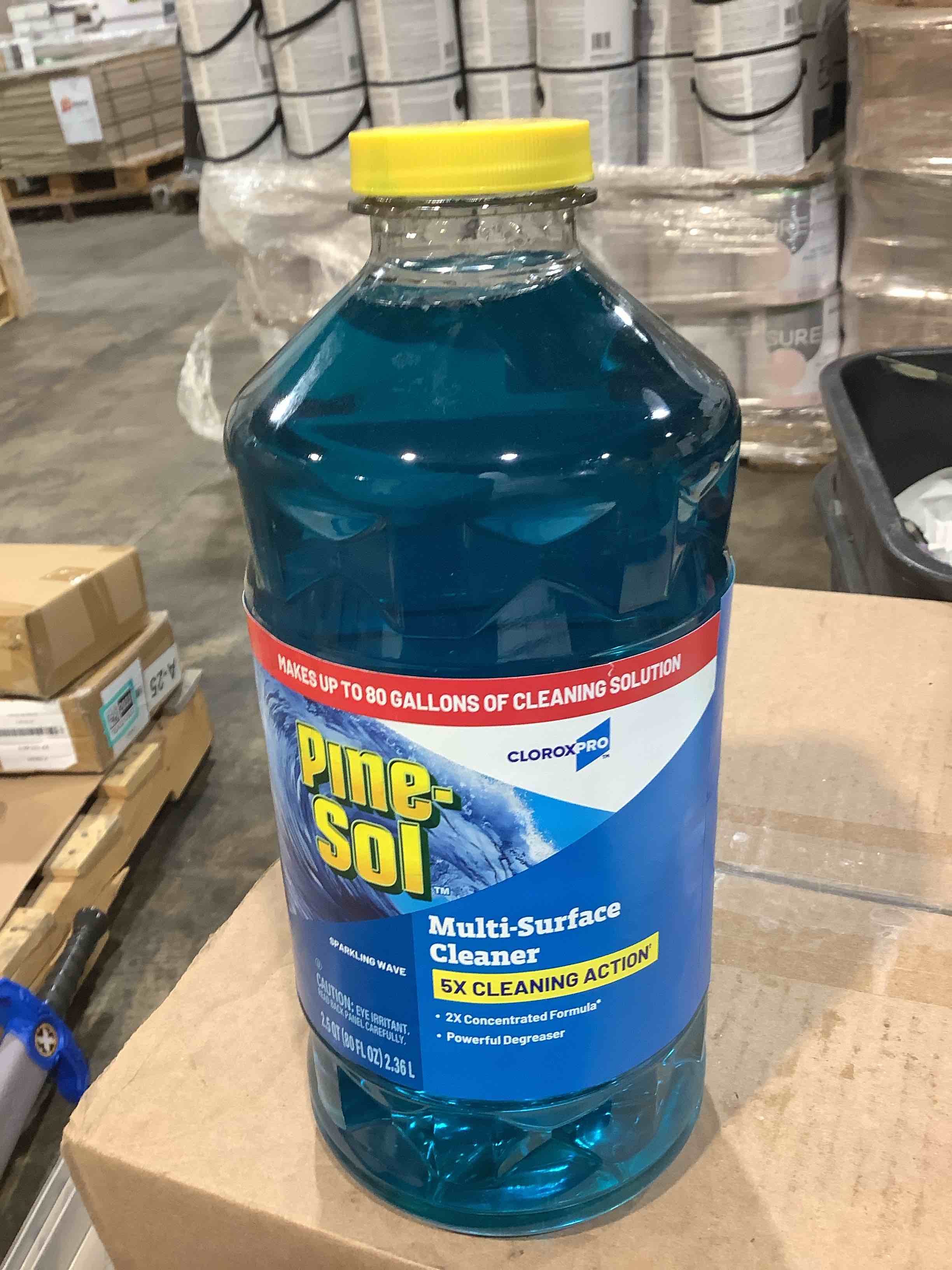 Condition photo showing New/Like New for clorox sale clo60609ea 80 fl oz multi-surface cleaner concentrated  sparkling wave scent
