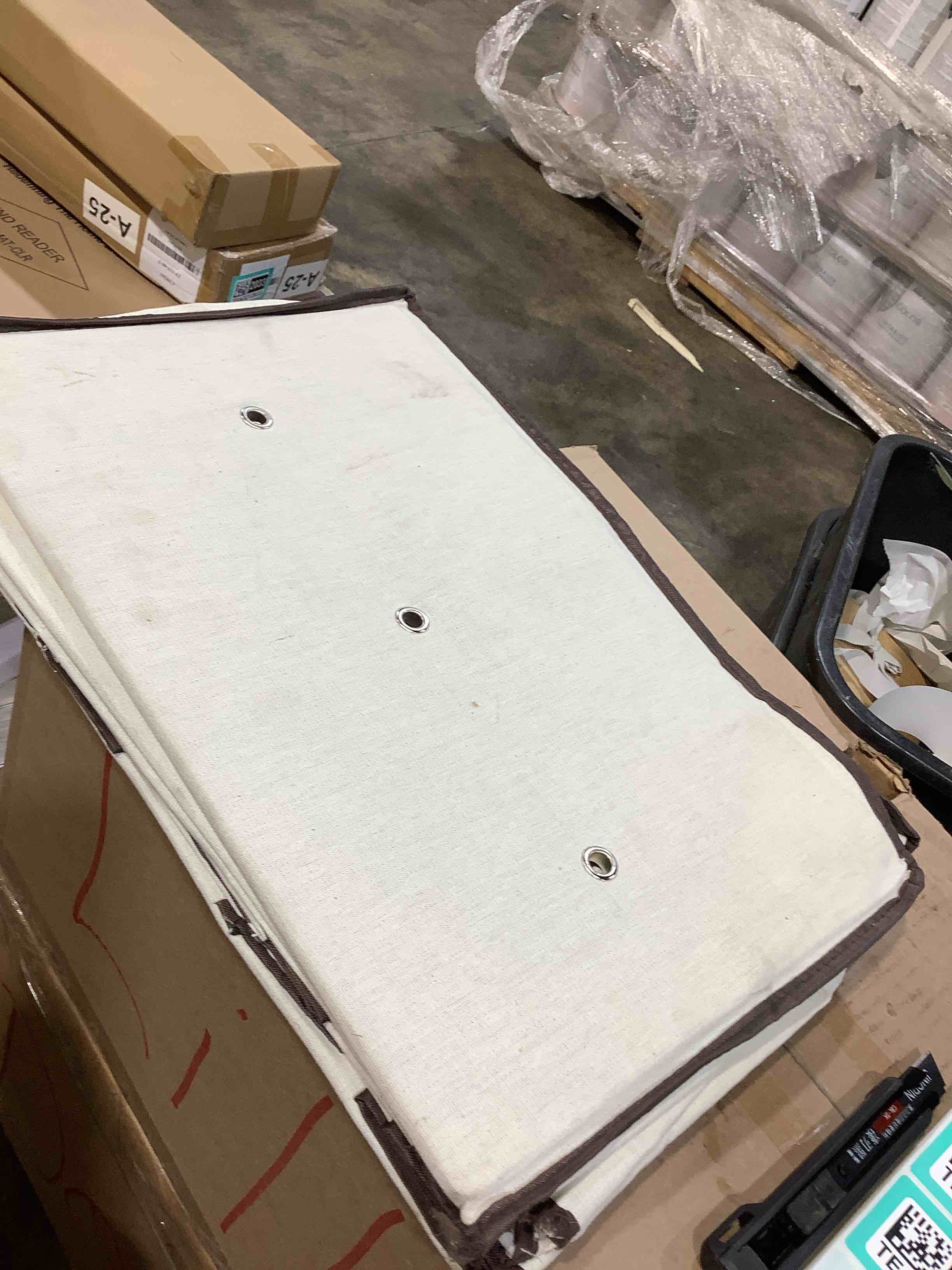 Condition photo showing Good Condition for canvas shoe and sweater closet shelf