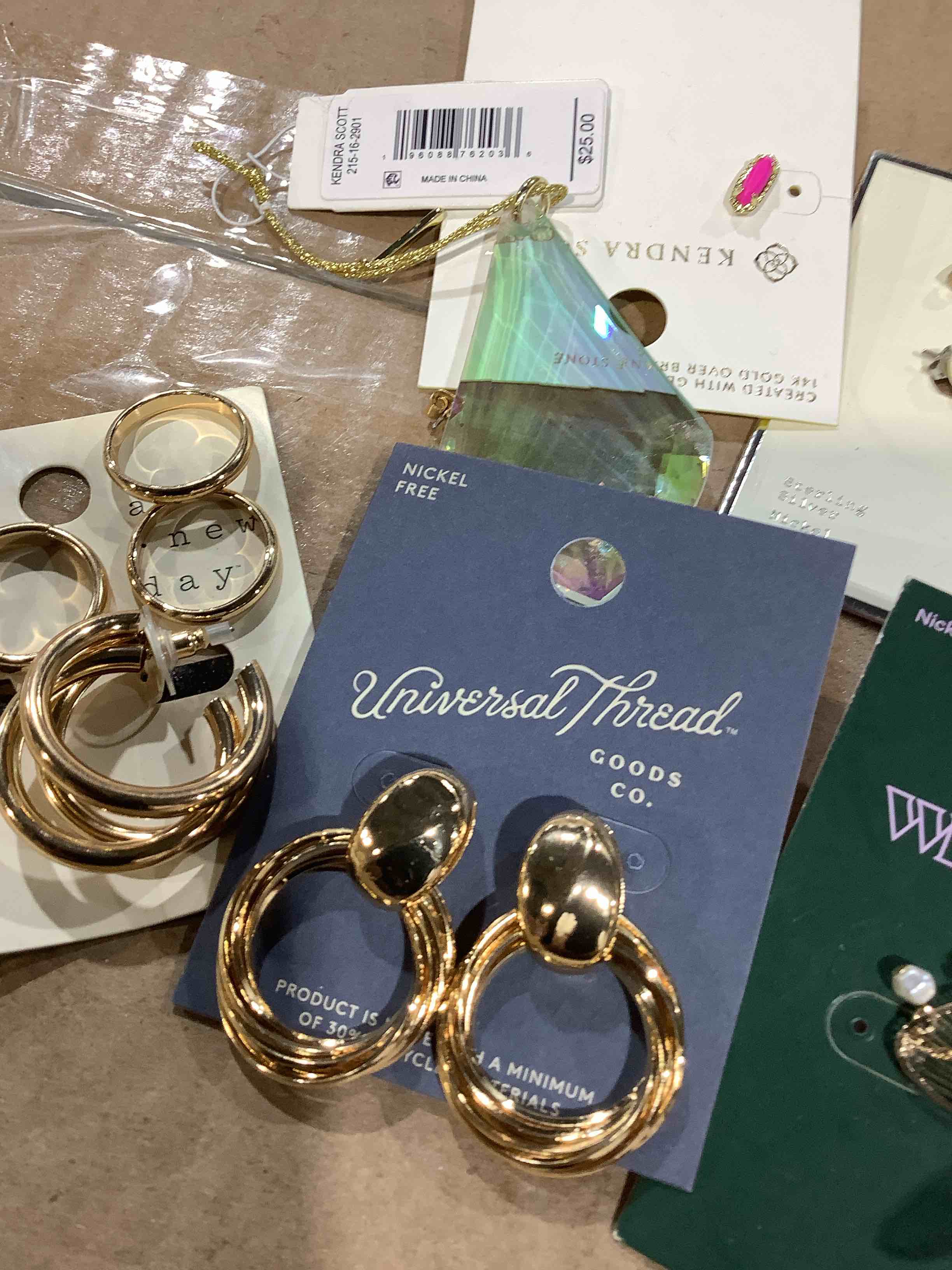 Condition photo showing Good Condition for an assortment of matched and mismatched jewelry
