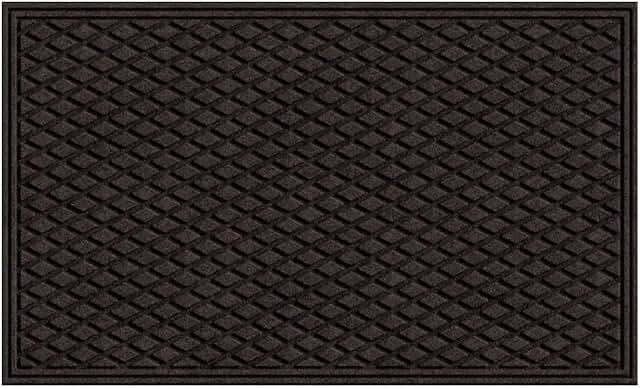 member's mark antimicrobial diamond scraper entrance mat, charcoal (3' x 5')