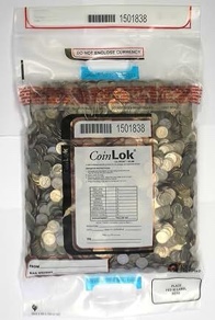 coin bag plastic 14.5 x 25 clear 50/pack 585097