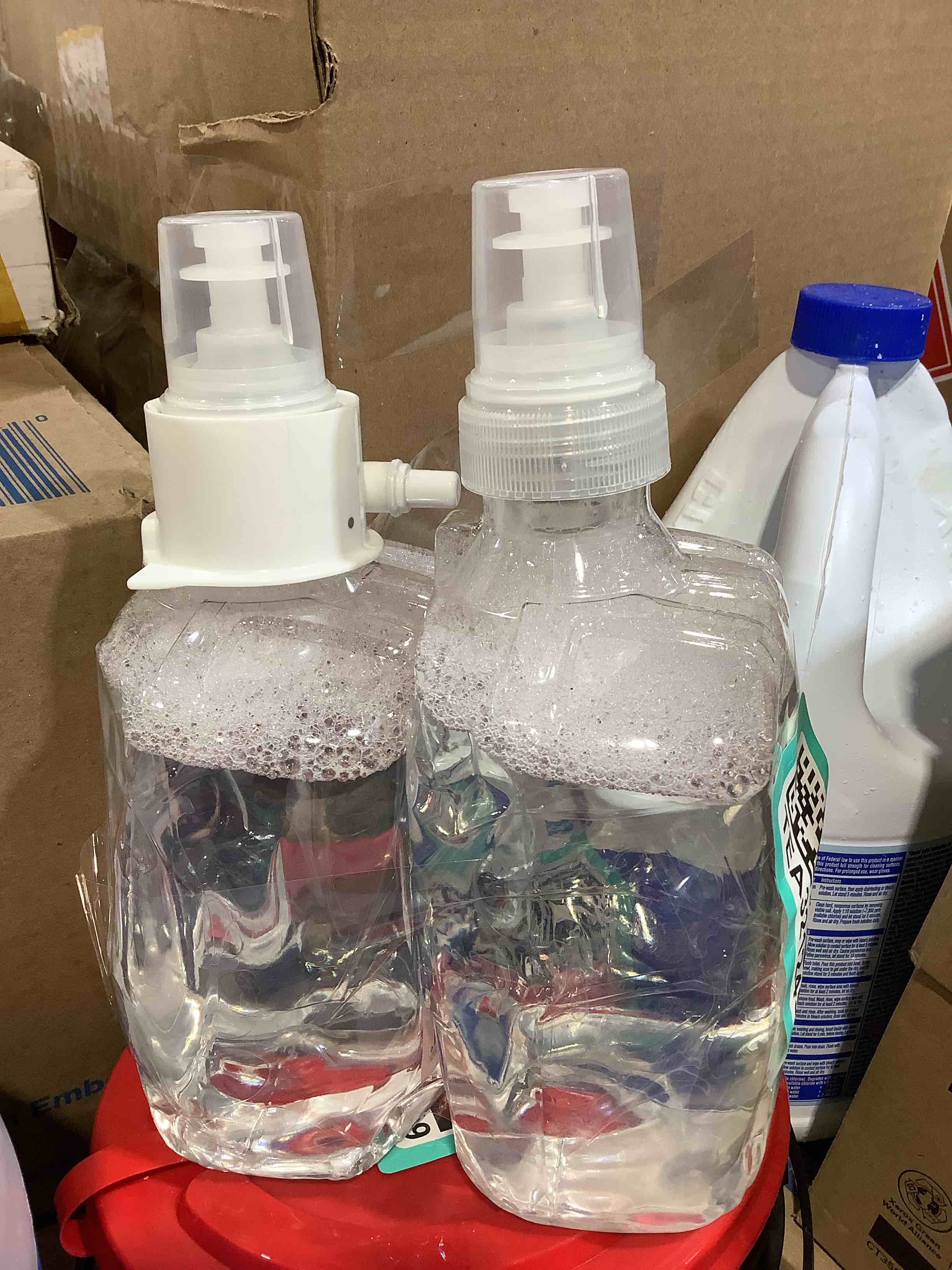 Condition photo showing New/Like New for gojo antibacterial plum foam handwash / liquid, 2 count