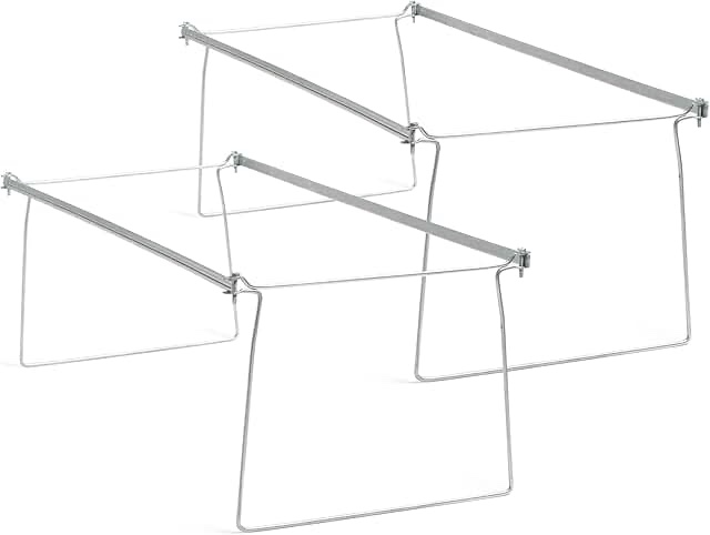 smead 64873 hanging folder frame  legal size  23-27  long  steel  2/pack