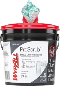 wypall  kcc91371  waterless cleaning wipes