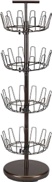 Household essential four tier shoe tree, bronze