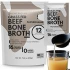 Ketosta instant broth mix, beef bone broth with 16 g of protein, Best by 11/15/2027