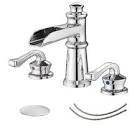 8 - 16" 3 hole 2 handle widespread bathroom faucet 