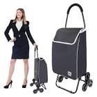 dbest products stair climber trolley dolly sport grocery cart 3 wheels heavy duty shopping hand truck made for condos apartments  40 inch handle height carrito de compras con ruedas  black