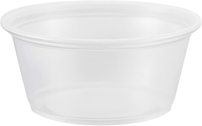 dart conex complements portion/medicine cups  3.25 oz  clear  125/bag  20 bags/carton