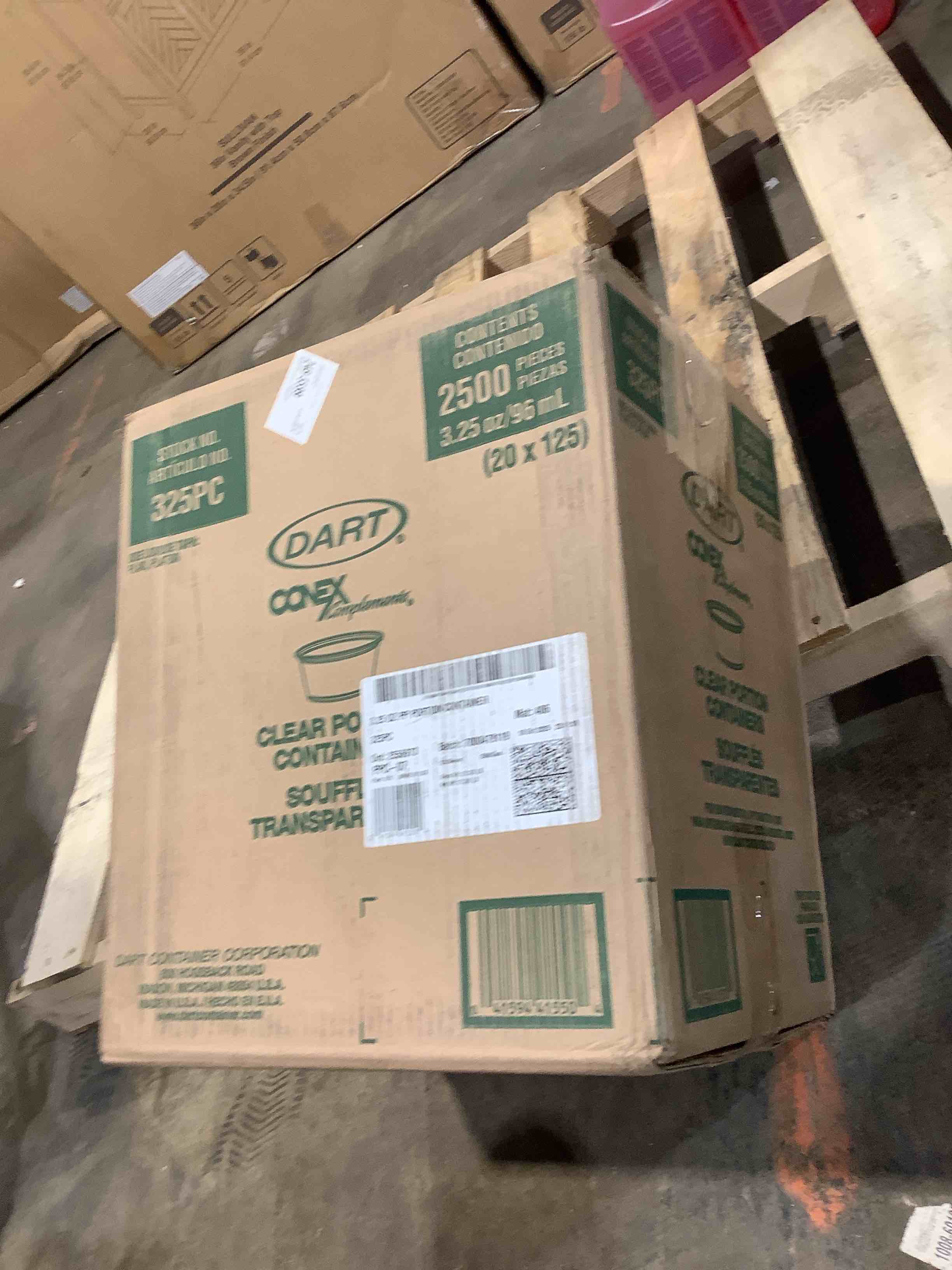 Condition photo showing New/Like New for dart conex complements portion/medicine cups  3.25 oz  clear  125/bag  20 bags/carton