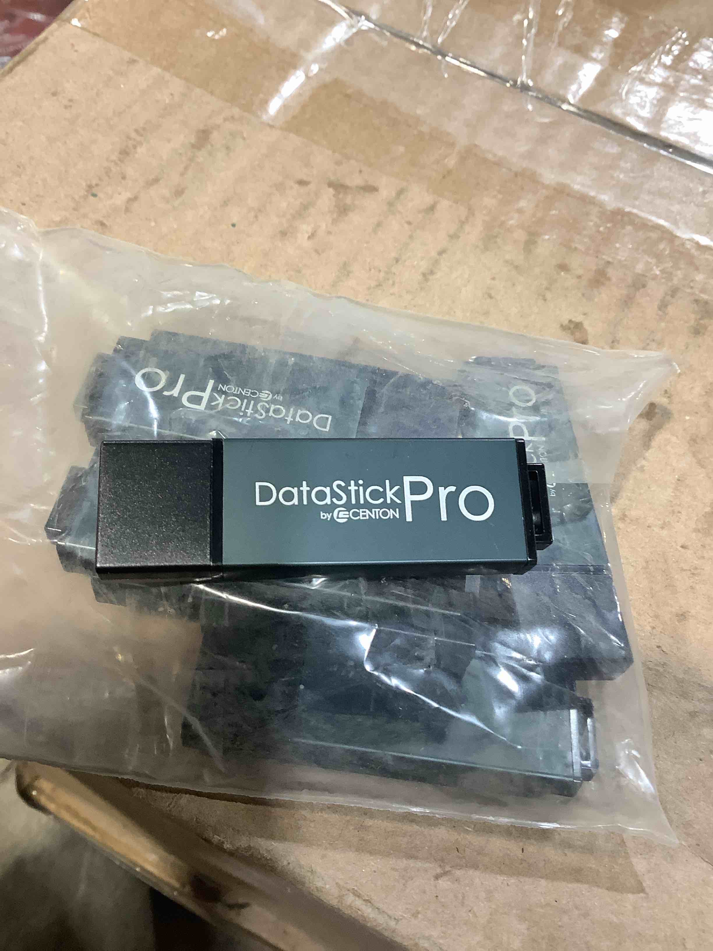Condition photo showing New/Like New for centon electronics datastick pro usb 2.0 flash drive, 2 gb, 10 usb flash drives, 10 bulk pack, grey, in office