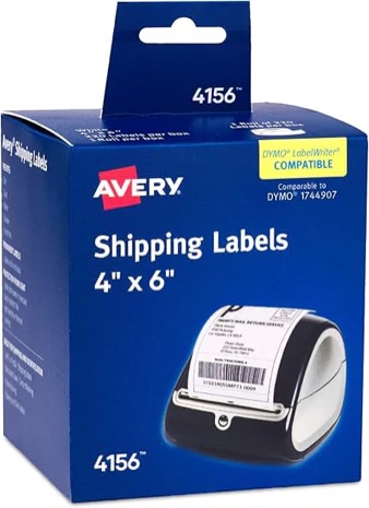 Condition photo showing New/Like New for avery thermal roll labels 4  x 6   220 white shipping labels (4156)