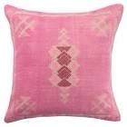 Puebla Geometic Square Throw Pillow Cover, pink, 24" x 24"
