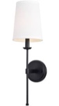 Wallchiere 1 light Black Iron 