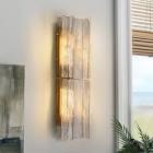 LED dimmable wall sconces with water, corroded, glass wall lamp
