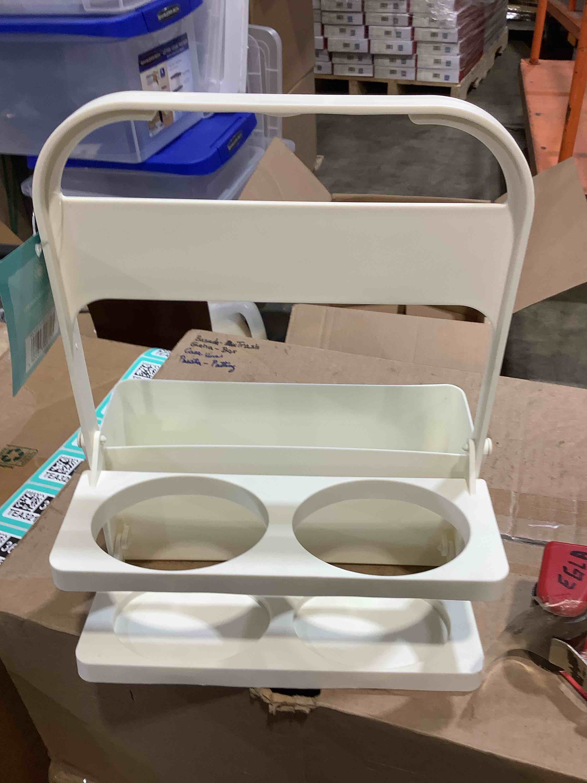 Condition photo showing New/Like New for condiment caddy 13.78" x 7.28" x 10.43"