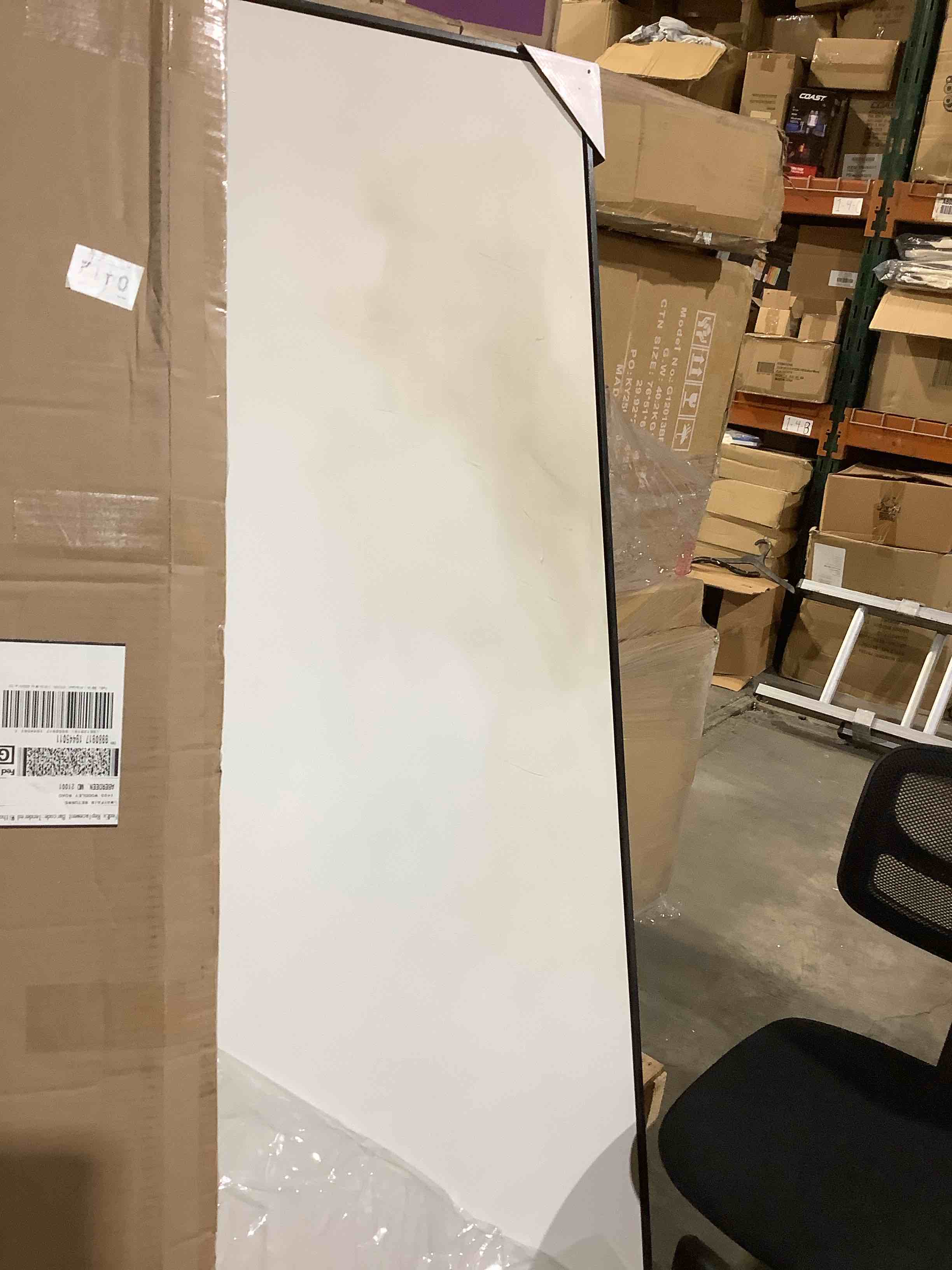 Black Framed 20" x 60" Canvas Frame