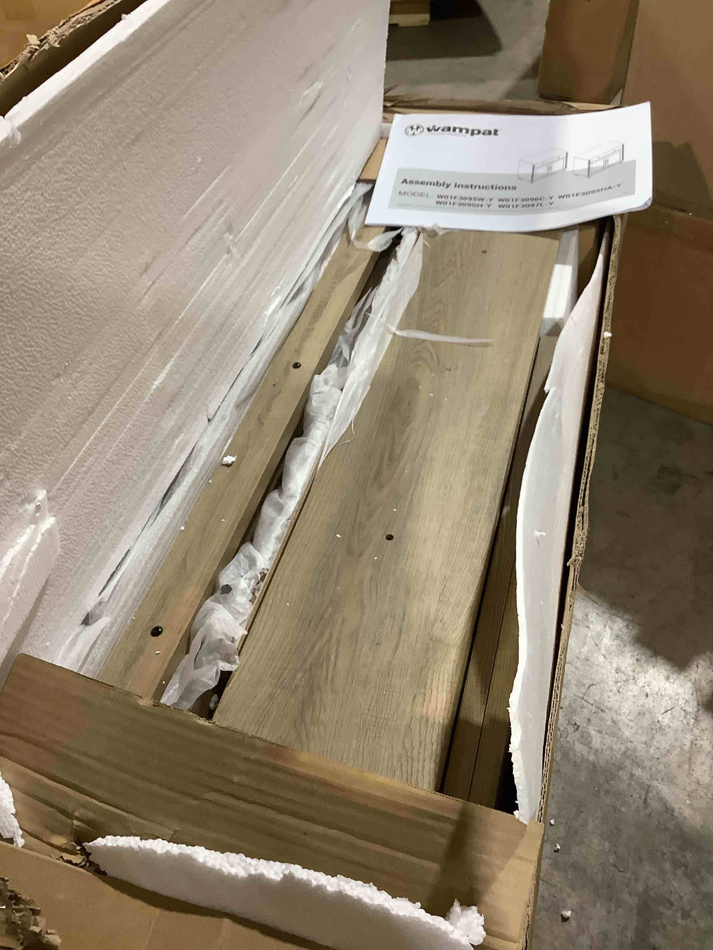 Condition photo showing New/Like New for wampat scarlett accent cabinet w01f3096c – y