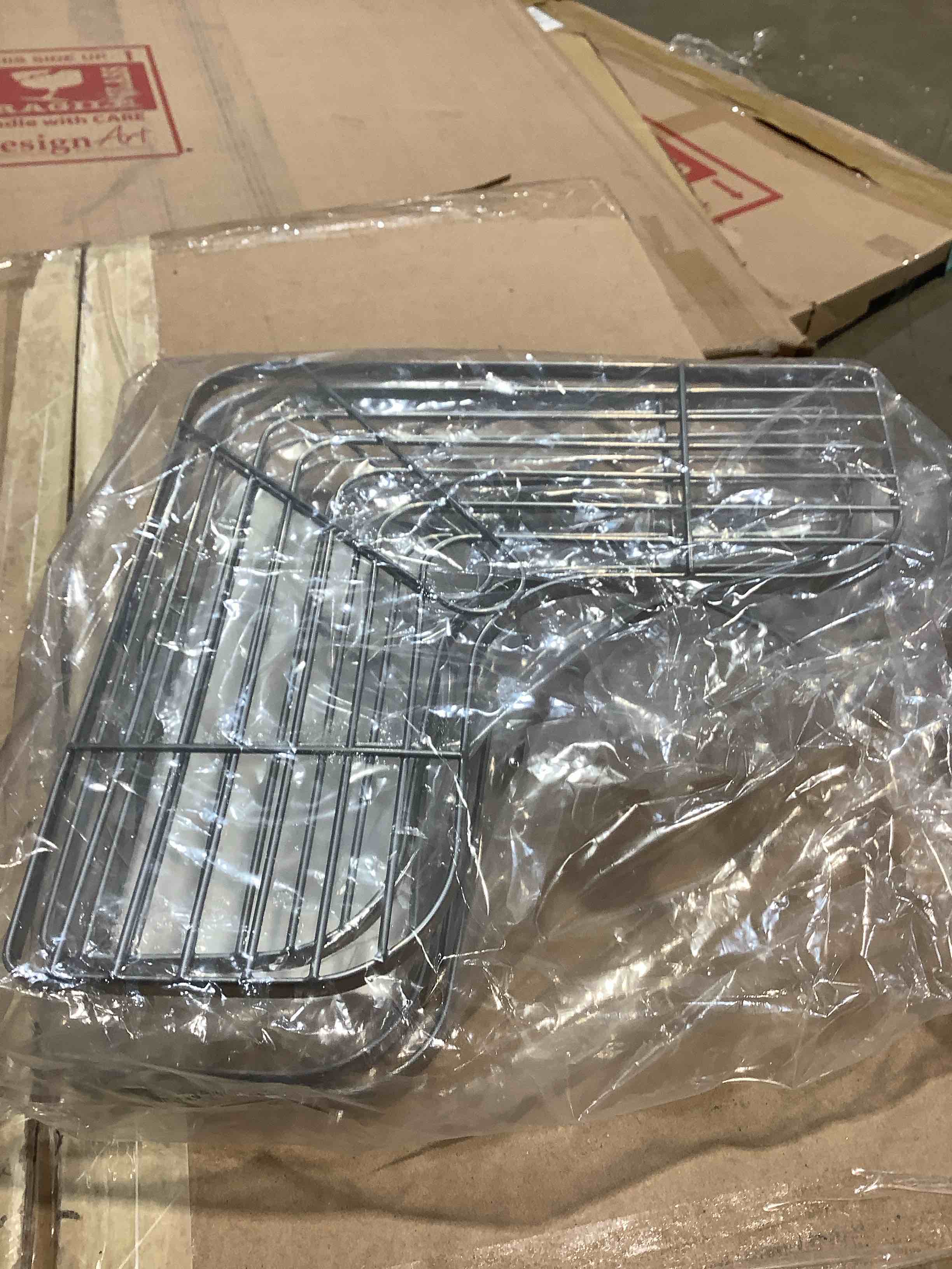 Condition photo showing New/Like New for limbert adhesive stainless steel shower caddy 4182222005