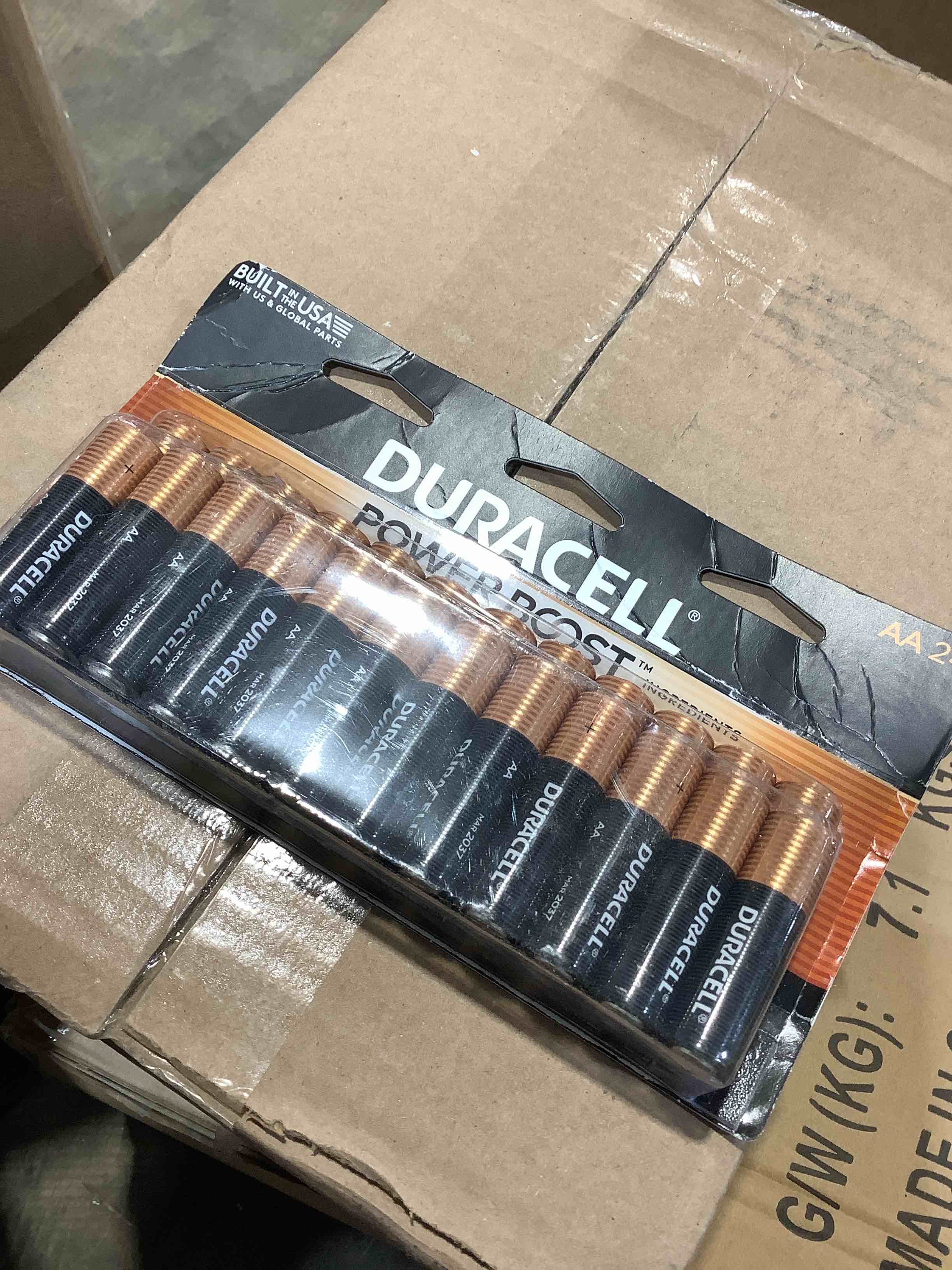 Condition photo showing New/Like New for duracell coppertop aa batteries - 24 pk alkaline battery