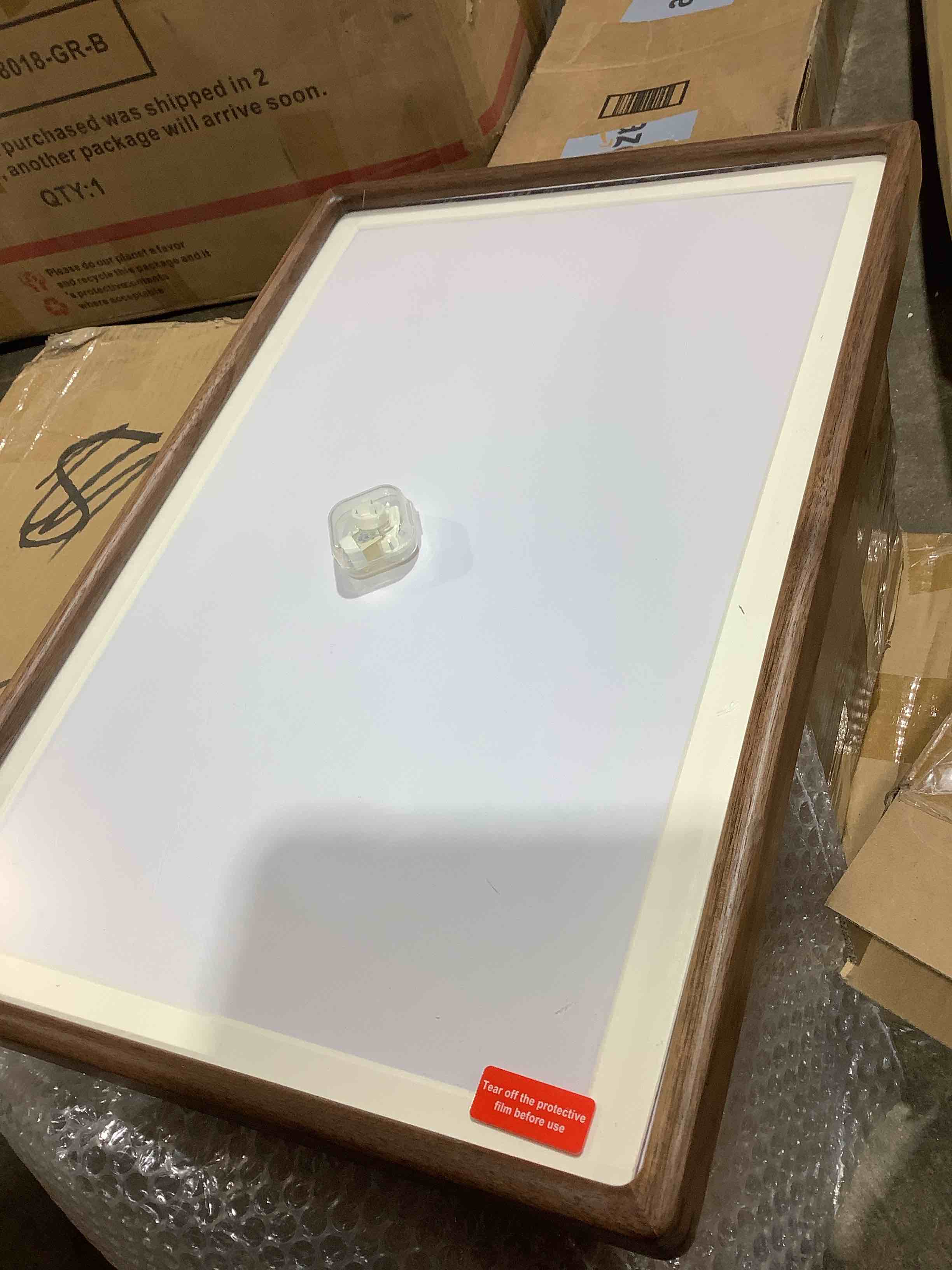 13" x 19" brown picture frame