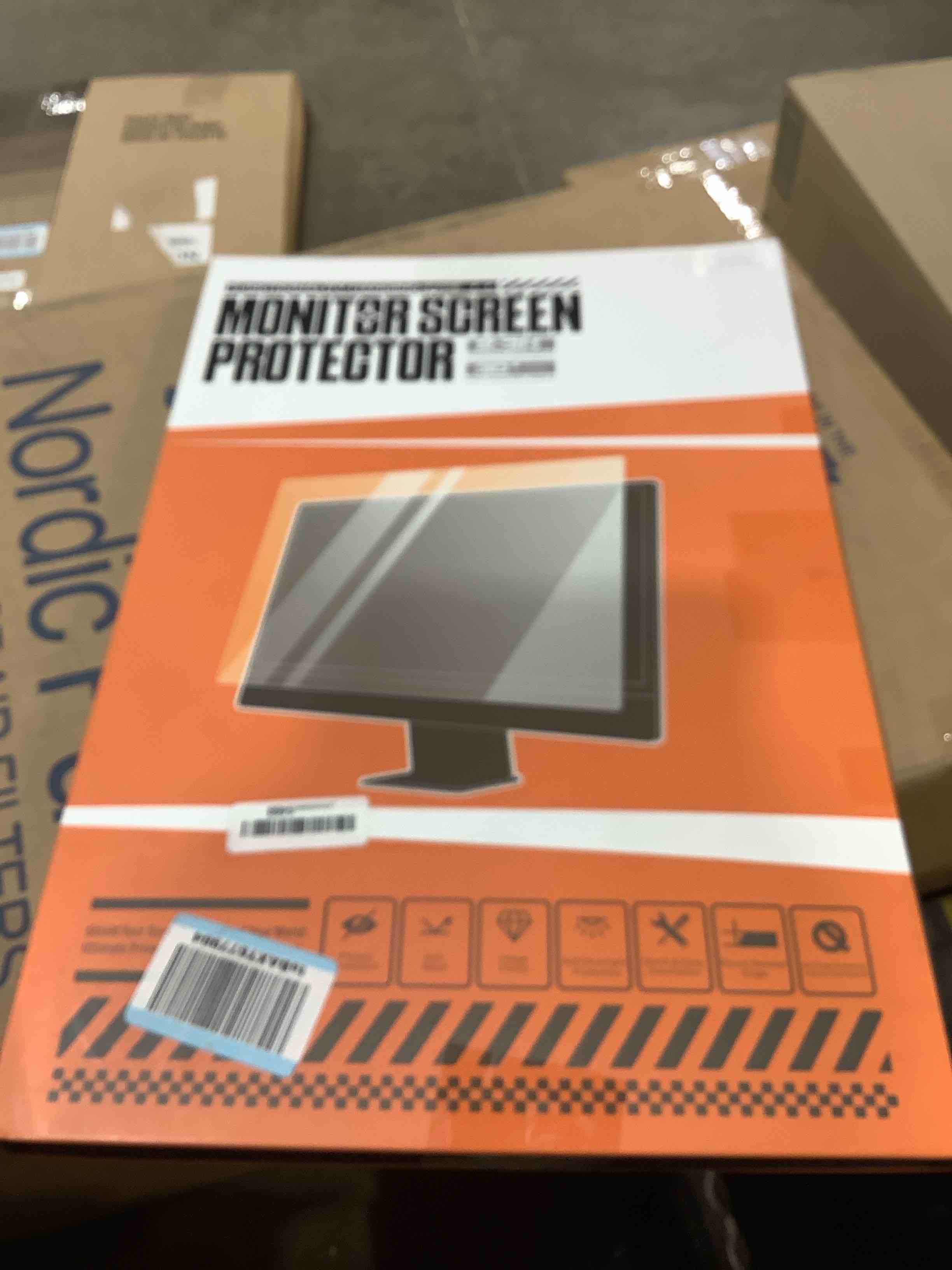 Condition photo showing New/Like New for pjovory magnetic 24 inch privacy screen hanging for computer monitor 16:9 aspect ratio,anti glare blue light private protector eye care,removable anti spy filter shield for digital workplaces 24'' privacy filter 16:9
