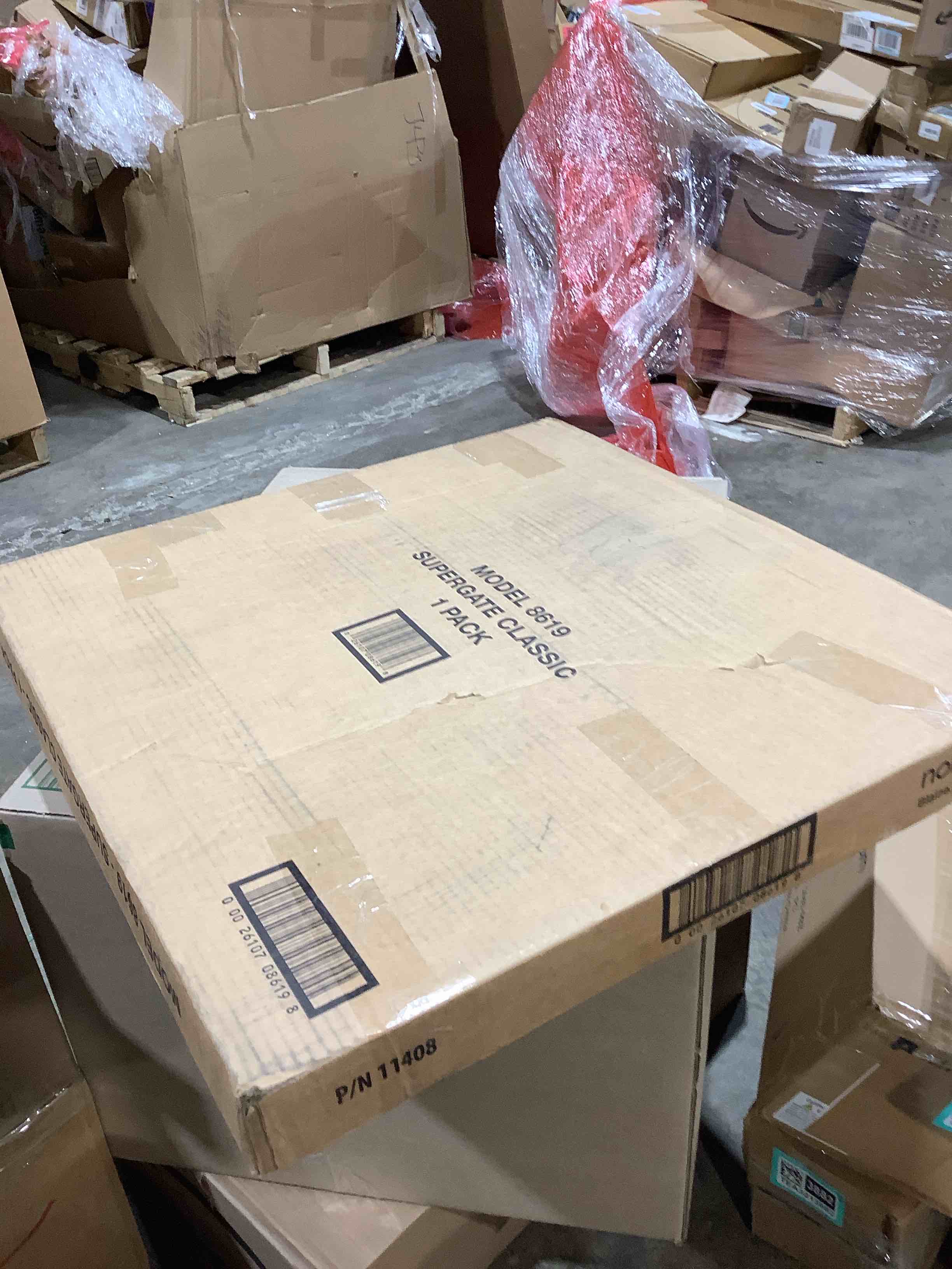 Condition photo showing New/Like New for toddleroo by north states supergate classic gray easy use baby gate  26  - 42