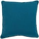 Albie Outdoor Square Pillow Cover & Insert 18" x 18" teal