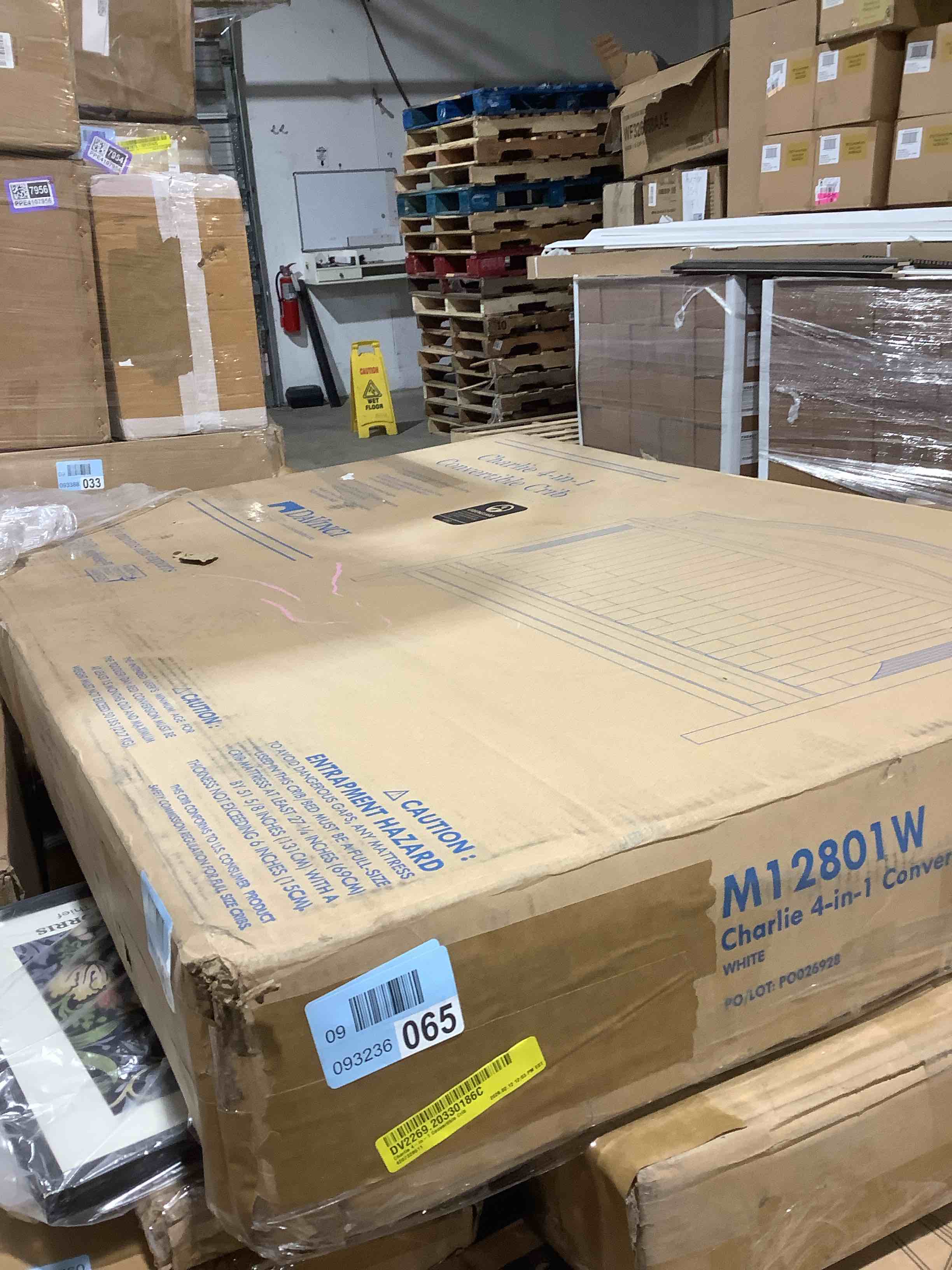 Condition photo showing Good Condition for Charlie four and one convertible crib, white