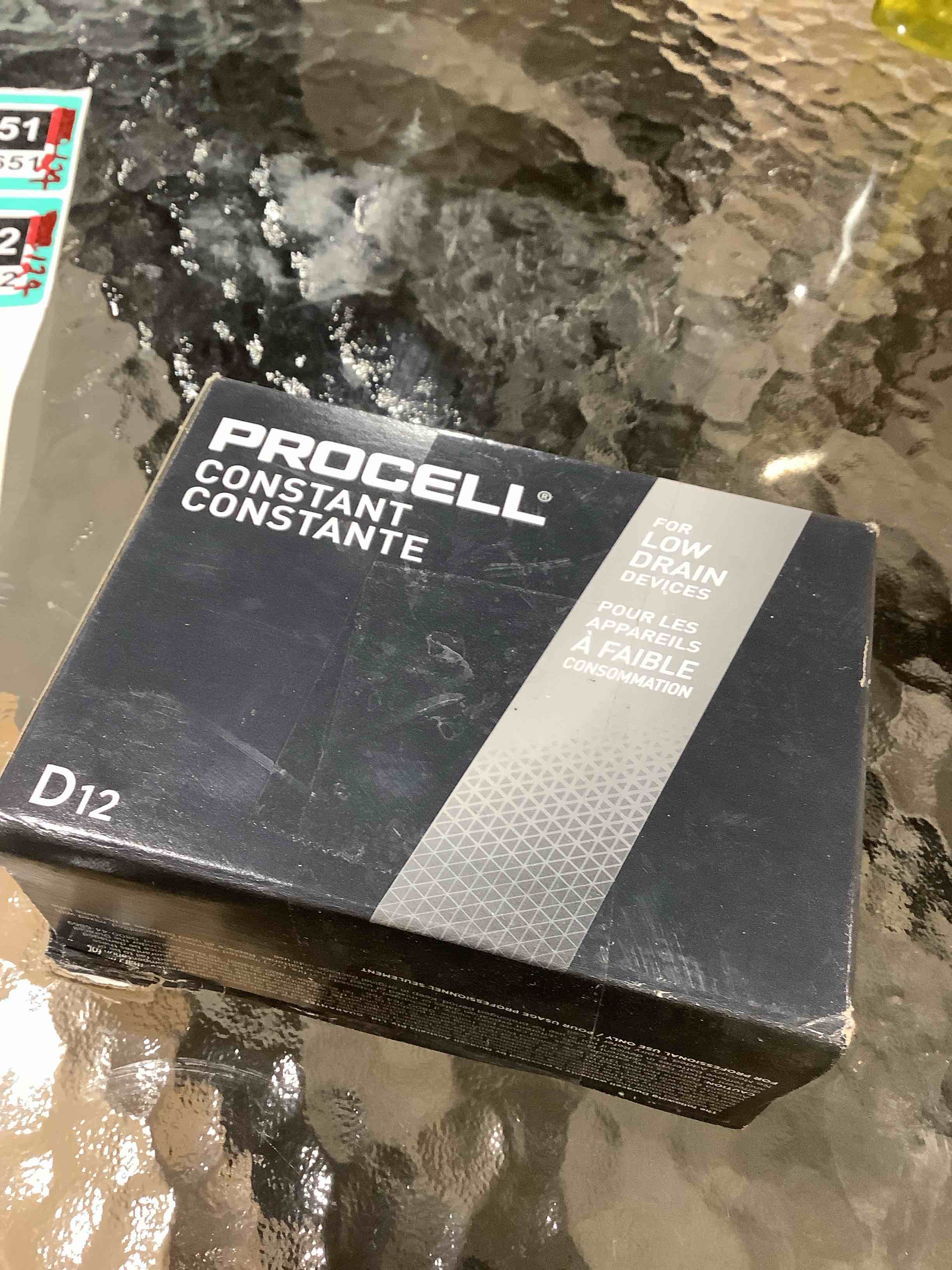 Condition photo showing New/Like New for Procell Alkaline D Batteries 12/Box