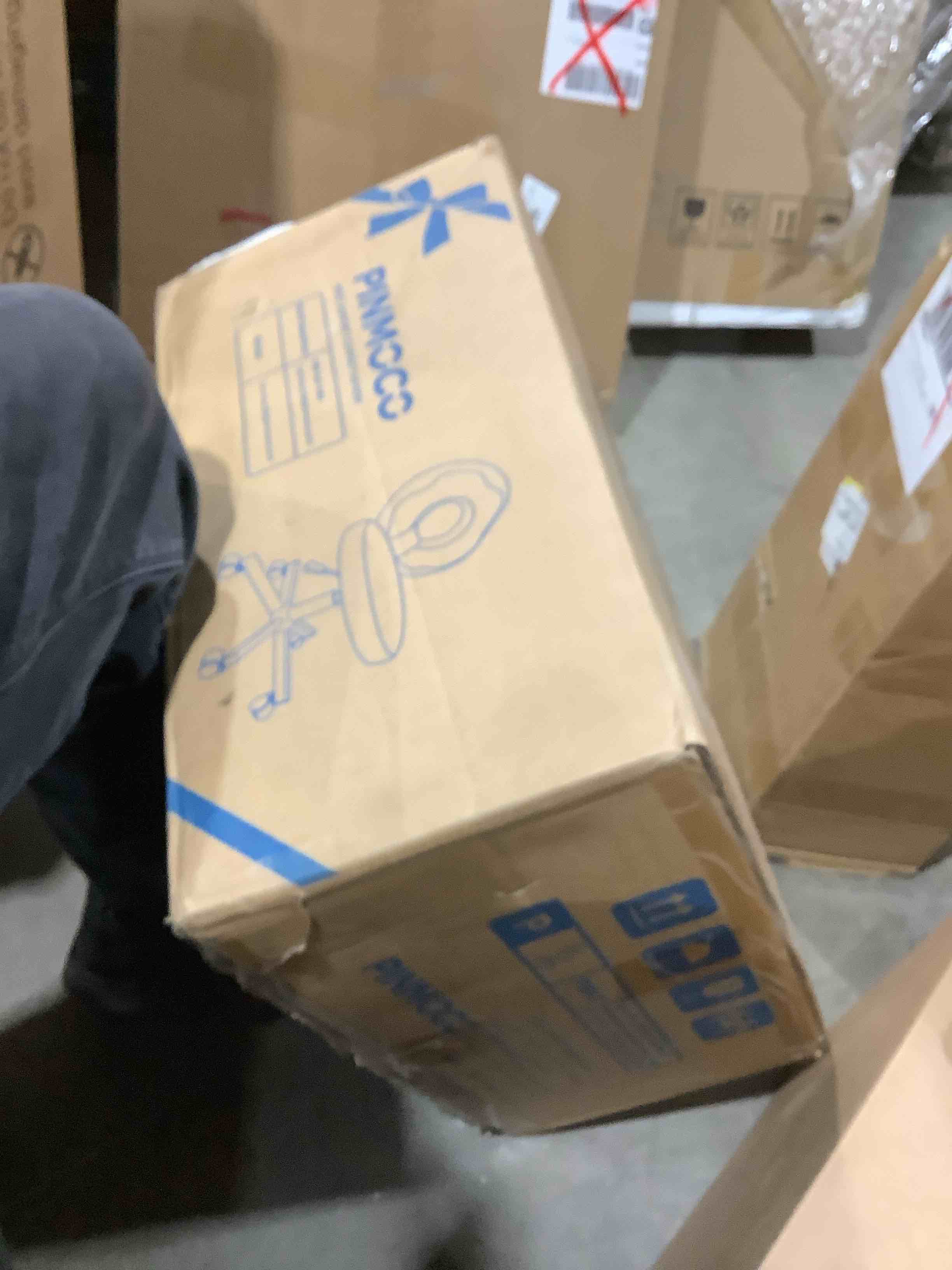 Condition photo showing Good Condition for Rolling stool with back support counter hike adjustable