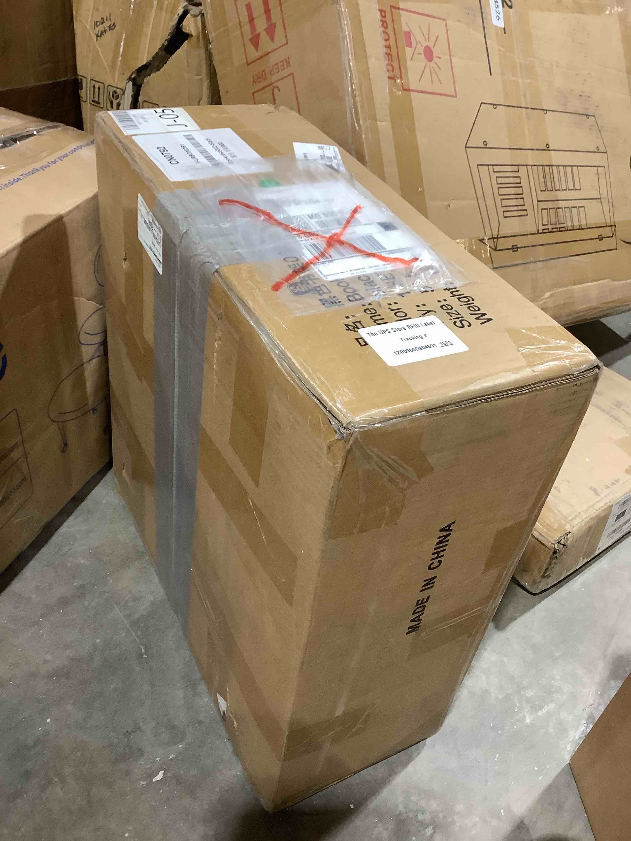 Condition photo showing Good Condition for Rotating bookshelf, tower four tier corner, narrow, spinning bookcase for kids room