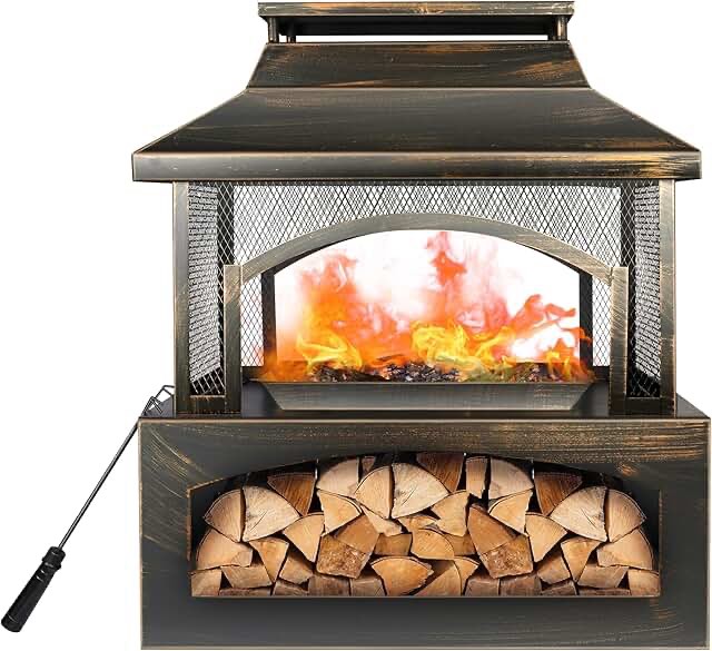 BESTIER 37 inch outdoor fire