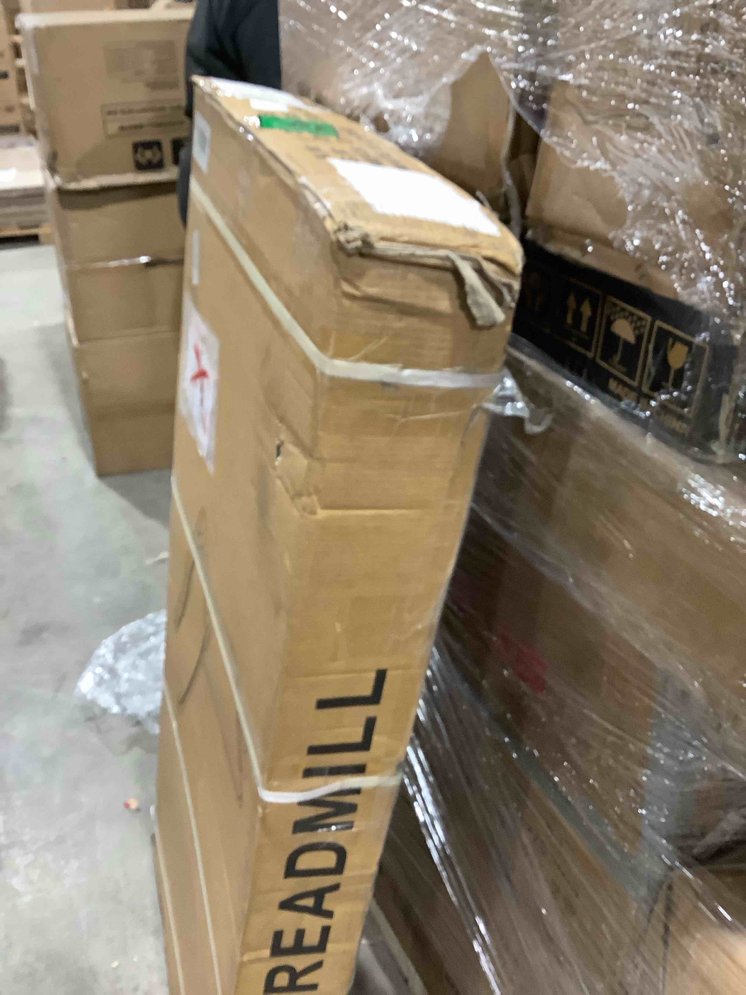 Condition photo showing Good Condition for Walking pad treadmill for home folding treadmill with handlebar