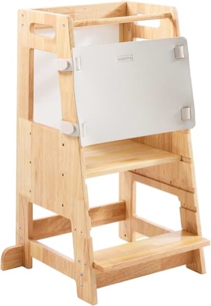 Toddler, kitchen, learning helper with adjustable height and anti-slip protection
