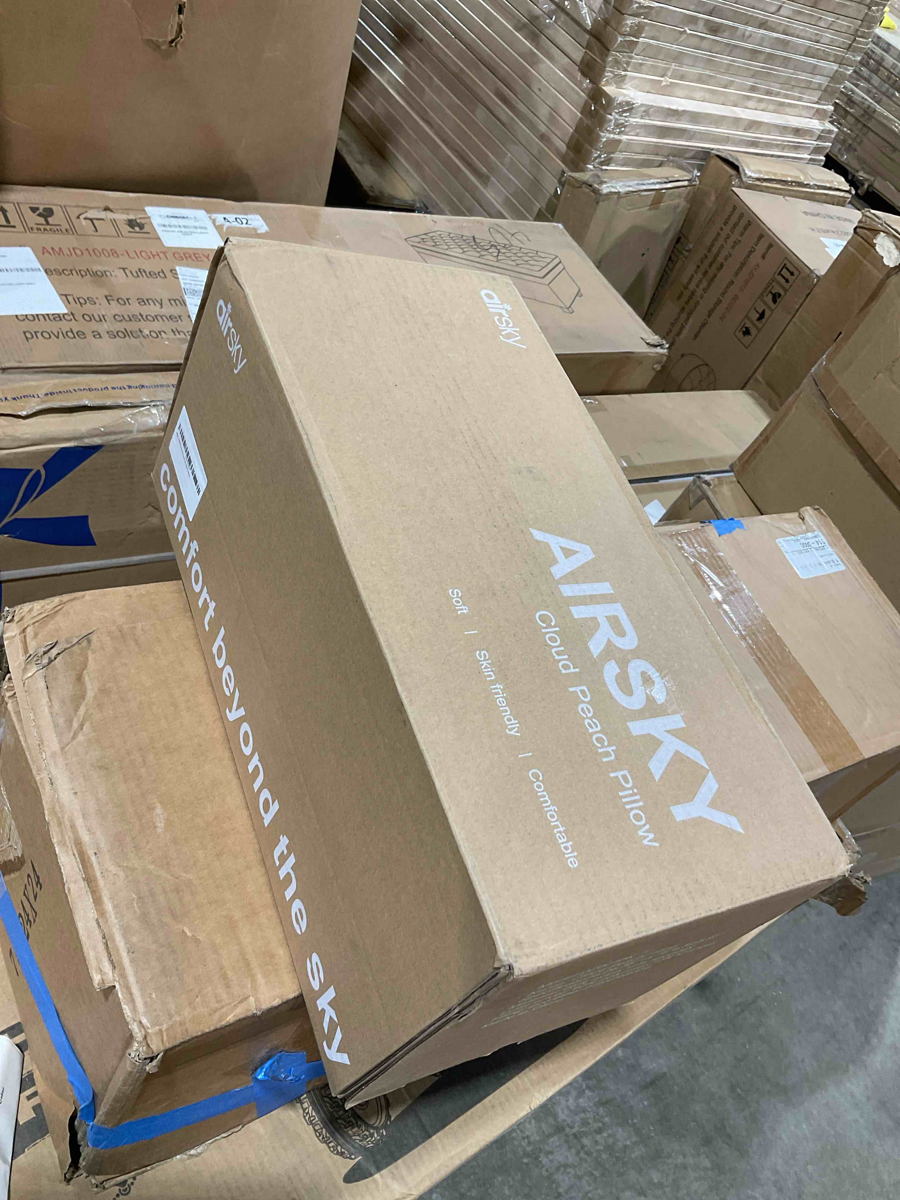 Condition photo showing New/Like New for airskysoft memory foam pillow cloud peach pillow