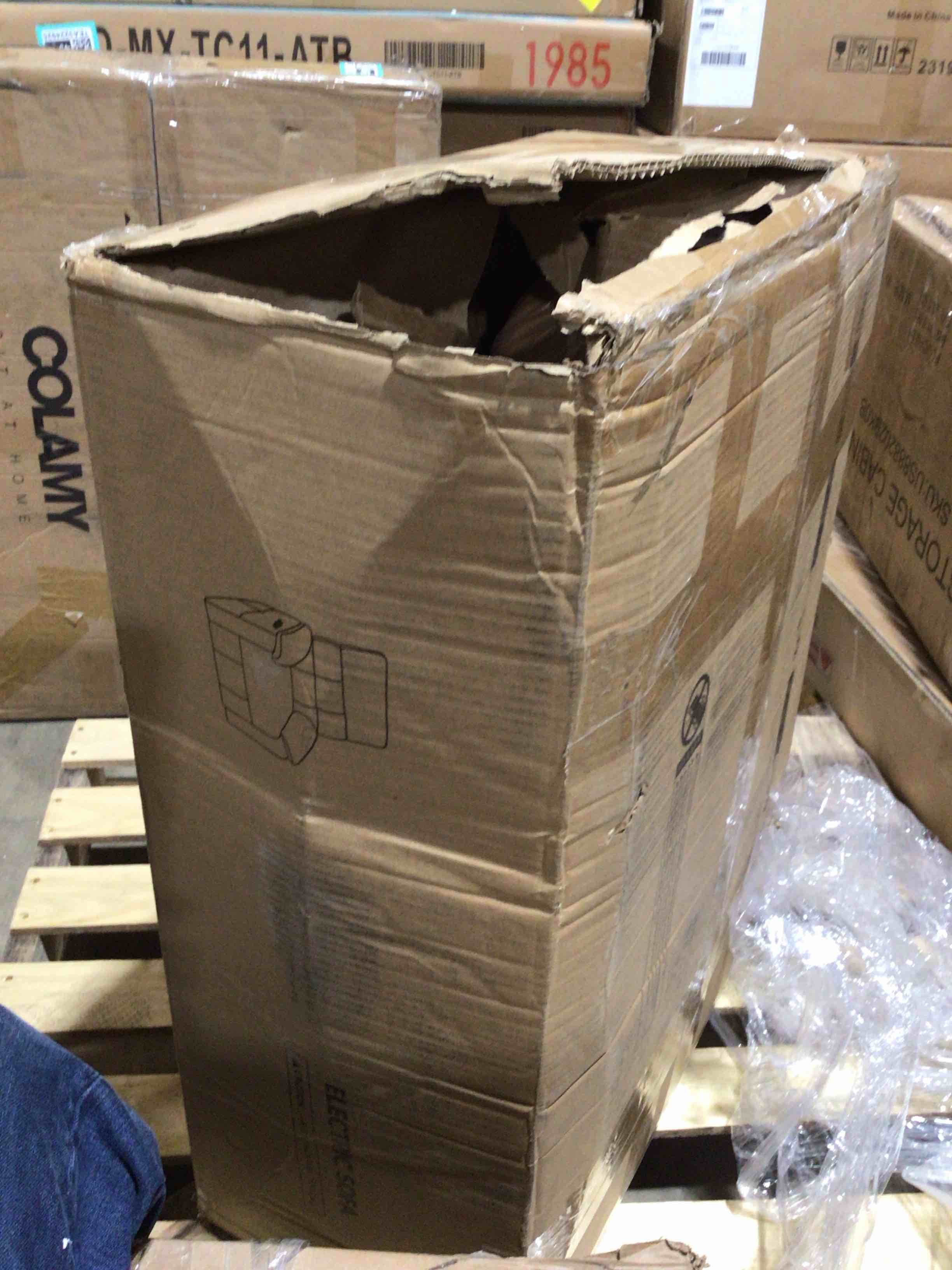 Condition photo showing Good Condition for Manual, rocker recliner, orange, incomplete 