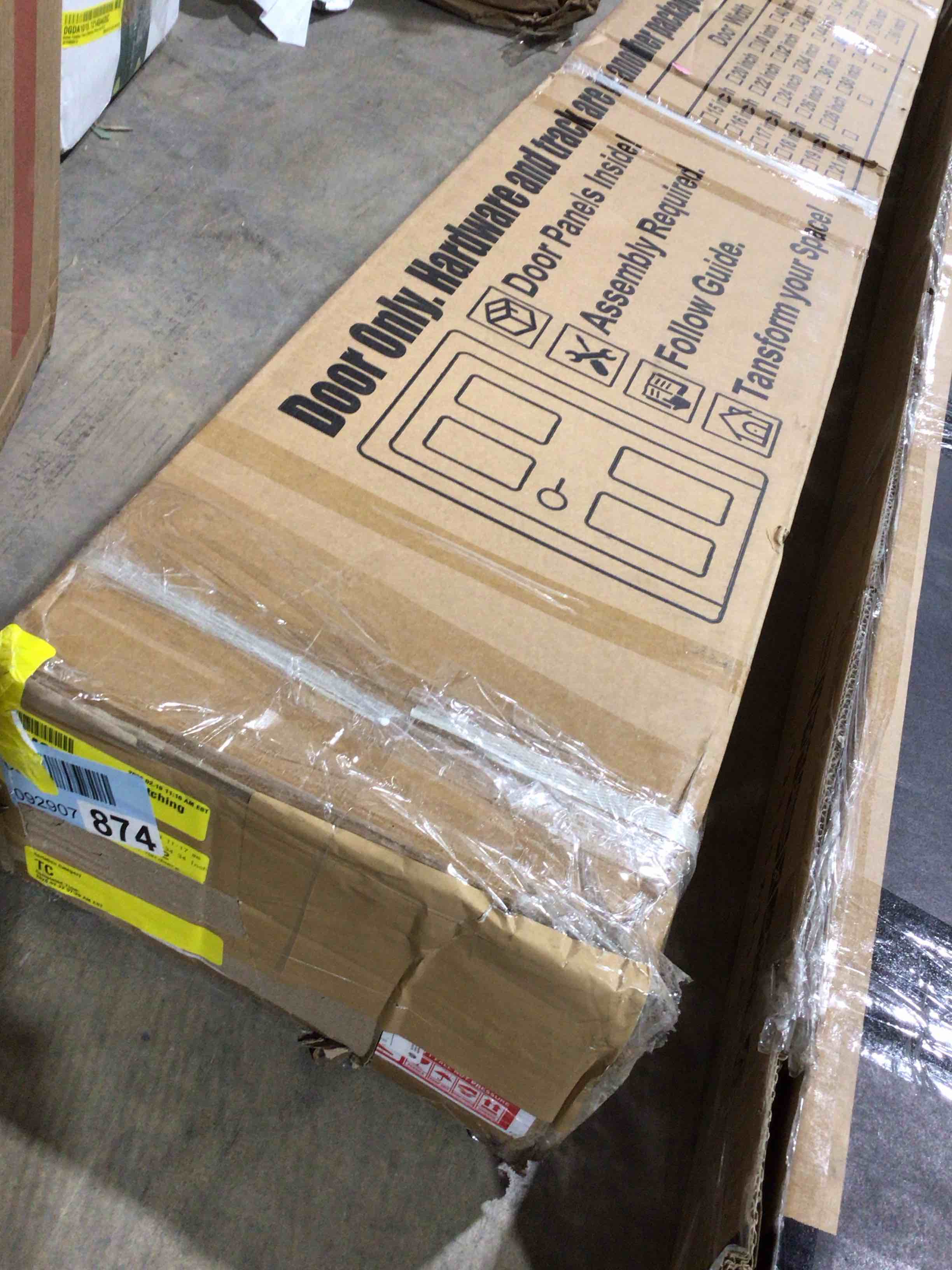 Condition photo showing Good Condition for 34inch H Shaped Barn door