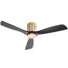 Ceiling fan FS8976-52 Gold hardware and black blades